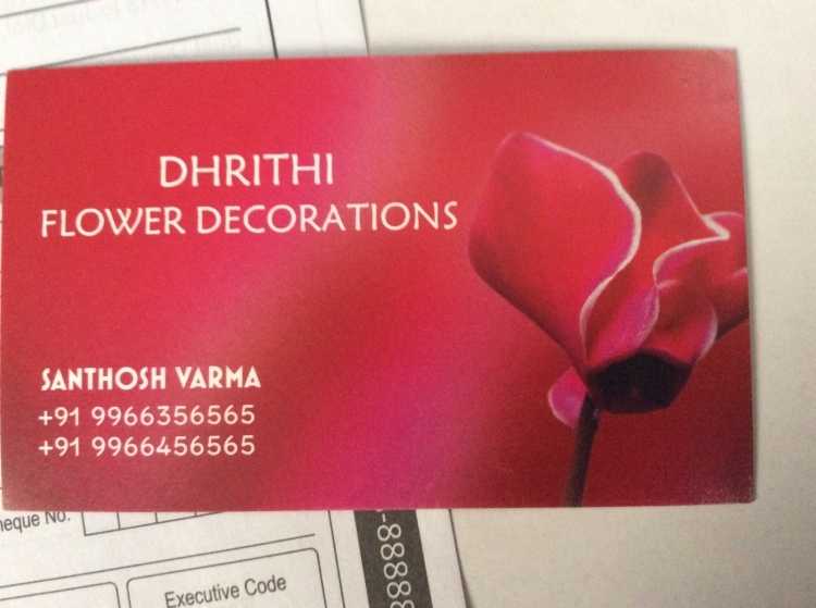 Dhrithi Flower Decorations