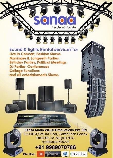 Sanaa Pro Sound & Lights