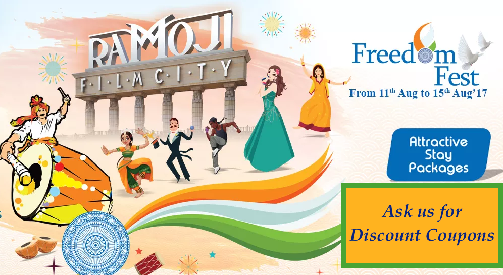 Amazing coupon discounts – On the occasion of Ramoji Film City Partnering with Hyderabad Events